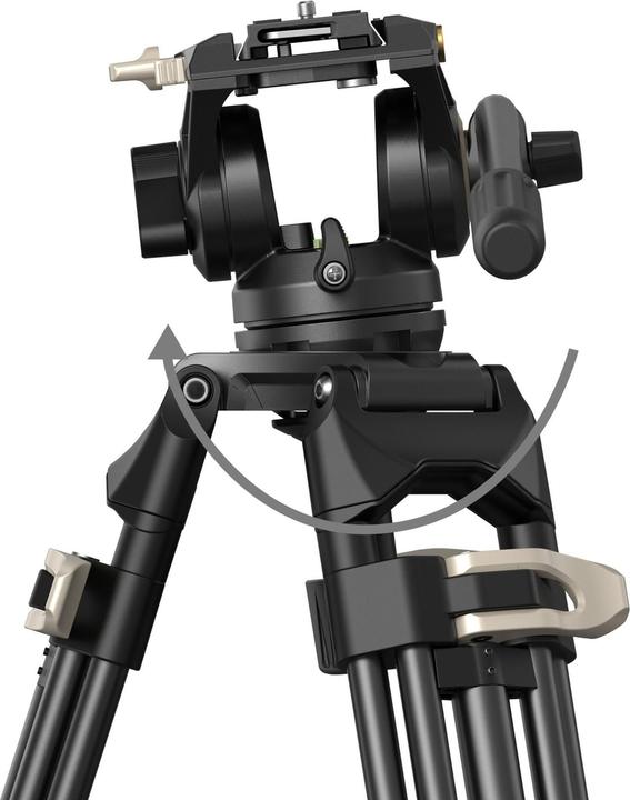 Produktbild SmallRig Hochleistungs-Fluidkopfstativ AD-01 (Metall)