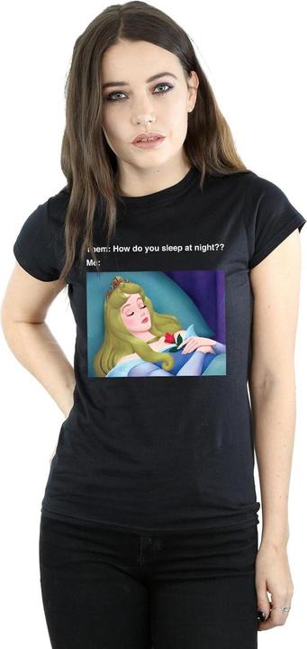 Actual product image Disney Womens/Ladies Sleeping Beauty Meme Cotton T-Shirt (XL)