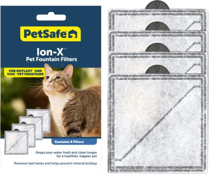 Productafbeelding PetSafe Ion-X Pet Fountain set van 4 vervangingsfilters