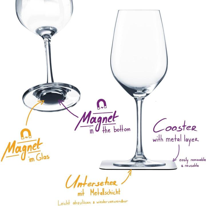 Immagine prodotto Silwy Bicchieri da vino per esterni in cristallo Set di 2 (25 cl, 2 Occhiali, Set di bicchieri da vino)