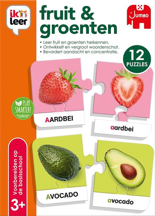 Produktbild Jumbo Ich lerne Obst & Gemüse (Englisch, Deutsch, Niederländisch)