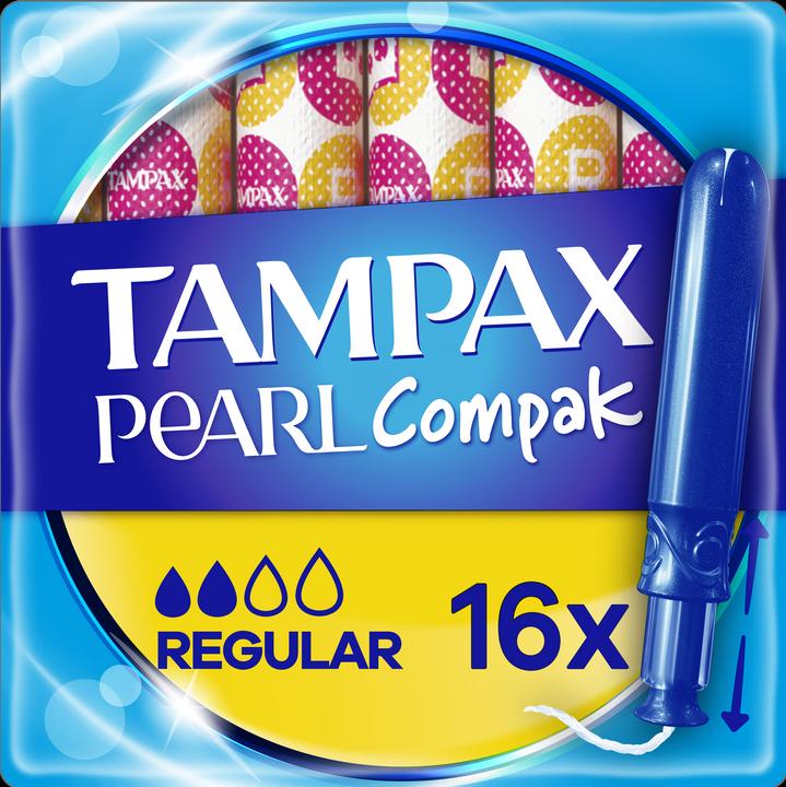 Tampax Pearl Compak Tampons Regular 16CT