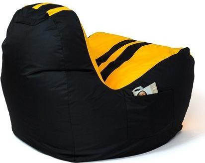 Image du produit Go Gift Sako sac pouffe Ferrari noir-jaune XXL 140 x 100 cm