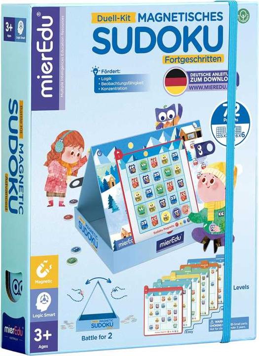 mierEdu Game - Magnetic Sudoku Battle Kit (advanced) - (ME333) (German)