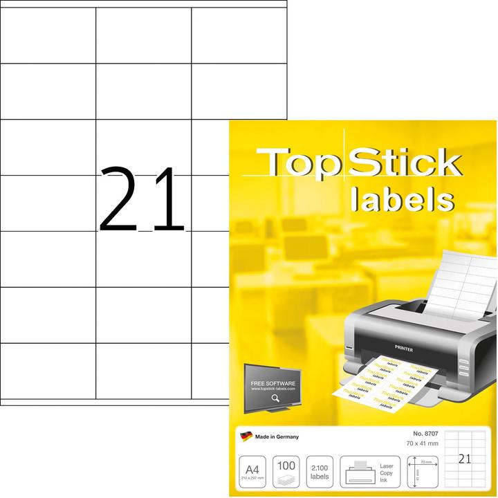 Produktbild TopStick HERMA Etiketten Universal