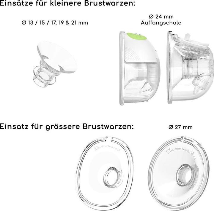 Image du produit Ardo Insert de cloche de poitrine en silicone 17 mm (Hands-Free, 2 pcs)