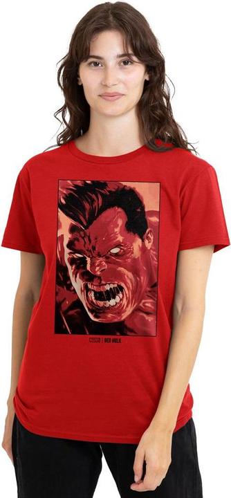 Actual product image Unisex Adult Red Hulk Roar T-Shirt (XL)