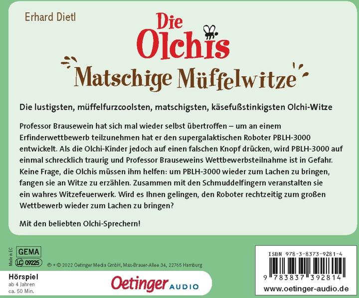 Actual product image The Olchis. Muddy Muffle Jokes (ErhardDietl, German)
