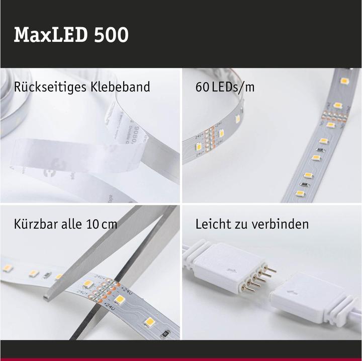 Immagine prodotto Paulmann Set di strisce MaxLED 500 (Bianco, 1000 cm, Interno)