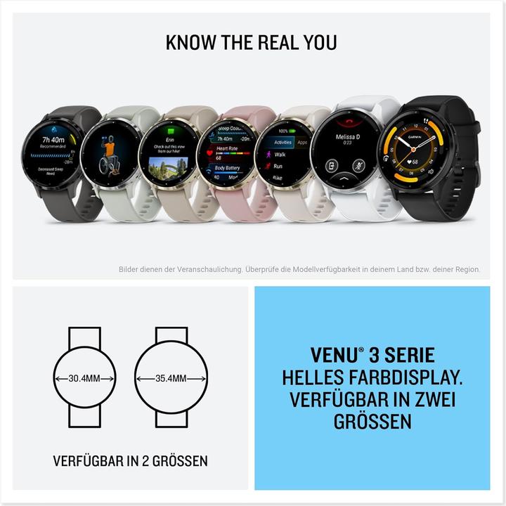 Actual product image Garmin Venu 3S (41 mm, WLAN only)