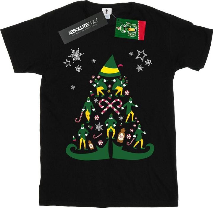 Immagine prodotto Elf Christmas Tree Maglietta Ampia Donna (L)