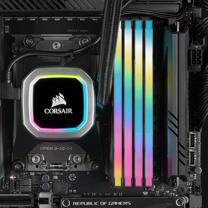 Produktbild Corsair Vengeance RGB Pro SL (4 x 8GB, 3200 MHz, DDR4-RAM, DIMM)