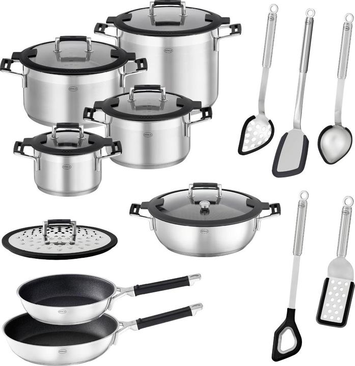 Produktbild Rösle Silence® Pro Topfset 13tlg (24 cm, Kochtopf, Edelstahl)
