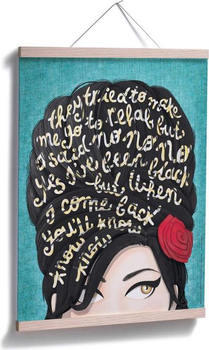 Immagine prodotto Trenddeko Tohmé - Amy Winehouse: Rehab (80 x 100 cm)