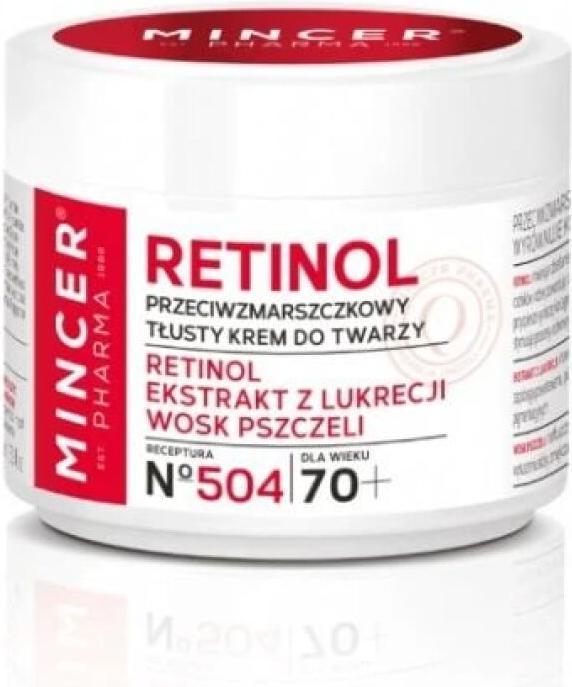 Produktbild Elfa Mincer Pharma Retinol Anti-Falten Creme 70+ Nr. 504 50ml (50 ml, Tagescreme)