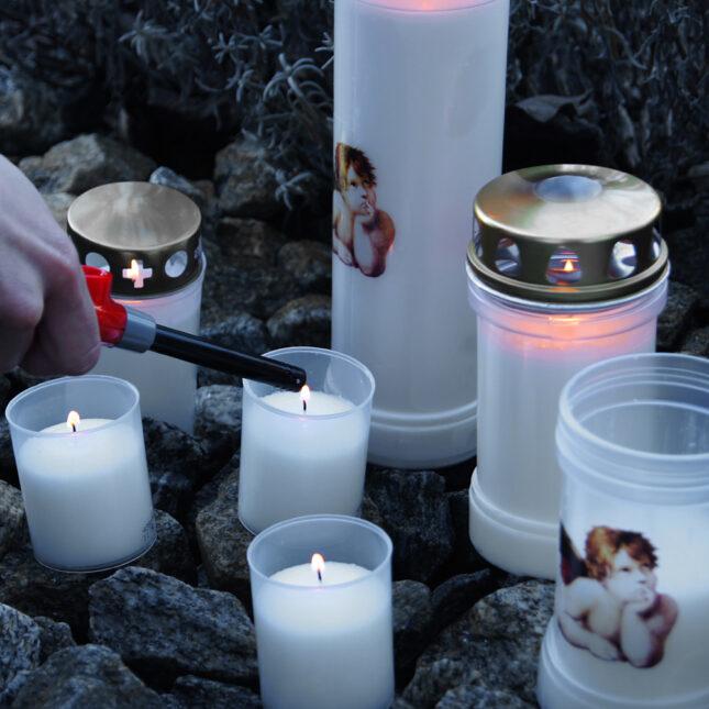 Actual product image Balthasar Grave candle (5 pcs.)