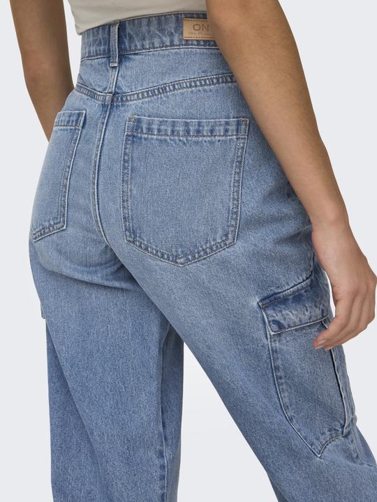 Produktbild Only Gerade geschnitten Hohe Taille Jeans Straight-Fit jeans (W29/L32)