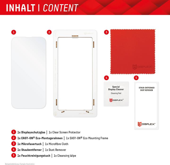 Immagine prodotto Displex Real Glass, 2D Panzerglas (1 Pezzo/i, Samsung Galaxy A05)