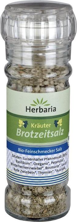 Produktbild Herbaria Kräuter Brotzeitsalz Mühle bio (75 g)