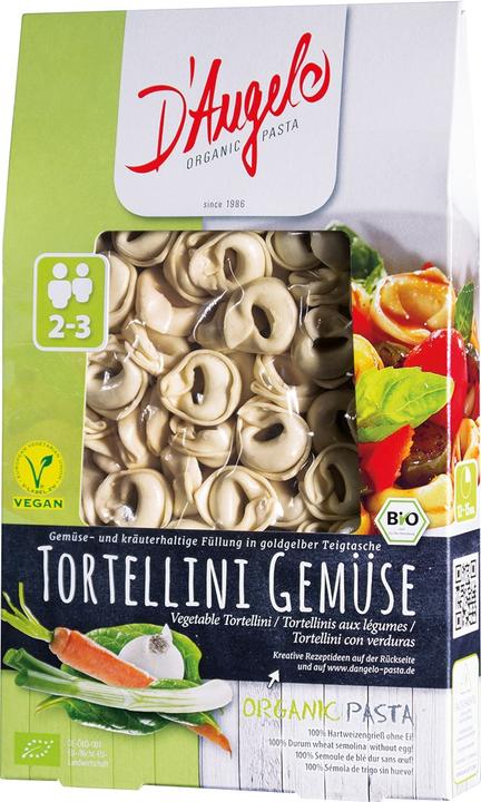 Actual product image D'Angelo Pasta Tortellini vegetables organic (250 g)