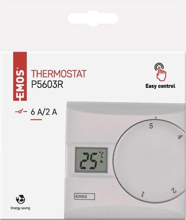 Image du produit Emos Thermostat d'ambiance P5603R, manuel, câblé