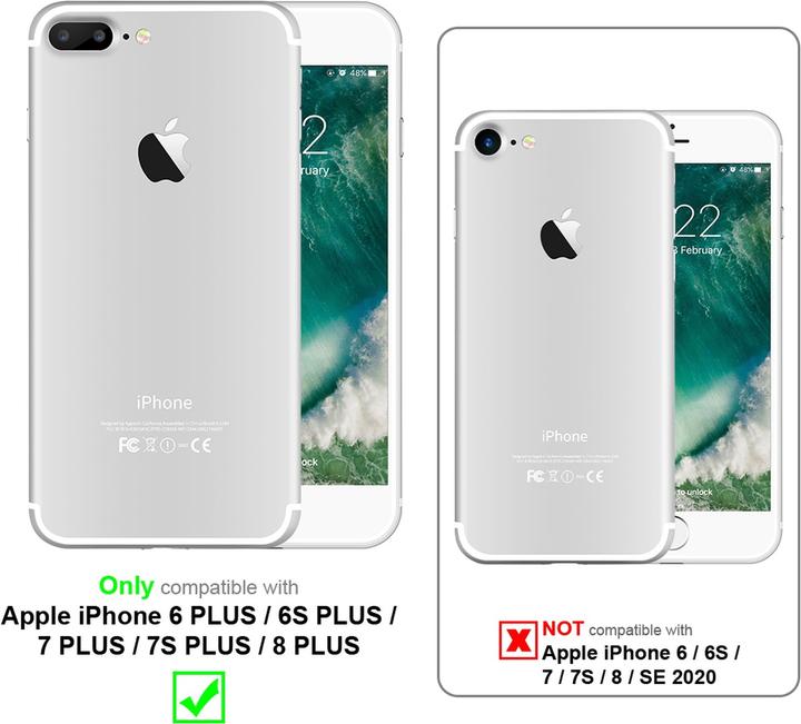 Actual product image Cadorabo Hybrid Triangle Hull (Apple iPhone 6 Plus, Apple iPhone 7s Plus)