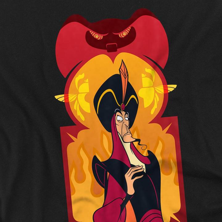 Actual product image Aladdin Unisex Adult The Evil Sorcerer Jafar T-Shirt (S)