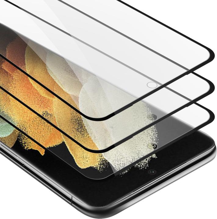 Actual product image Cadorabo Full screen display protection glass (3 Piece, Samsung Galaxy S22 Ultra)