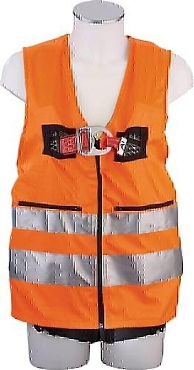 Immagine prodotto MAS Gilet ad alta visibilità MAS40 Quick EN361 EN20471 a 2 punti, gilet arancione per la taglia 44-54 (44, 45, 46, 47, 48, 49, 50, 51, 52, 53, 54)