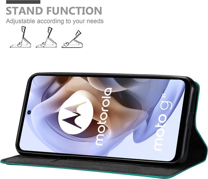 Image du produit Cadorabo Book Invis. Étui magnétique (Motorola Moto G31, Motorola Moto G41)