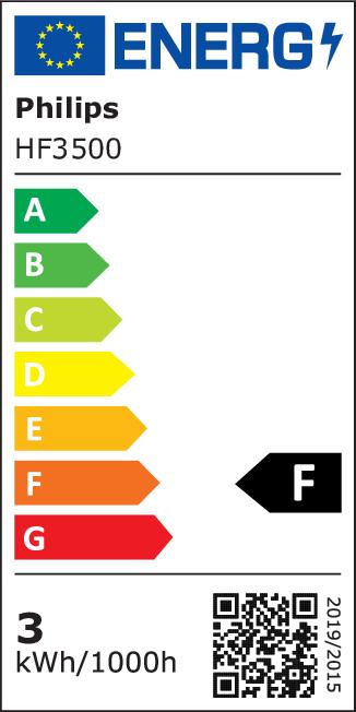 Label énergétique Philips Éveil Lumiére HF3500/01