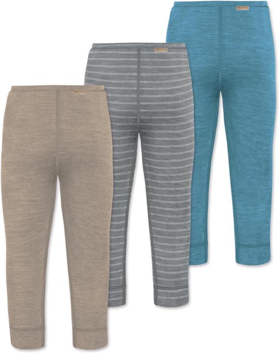 Produktbild Normani 3er Pack Baby Merino Hose Unterhose „Tihoi" - 9509 (80)