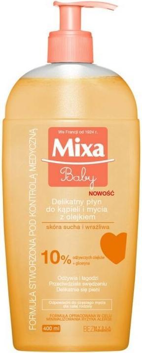 Mixa Bagno e lavaggio delicato per bambini a base di olio 400Ml