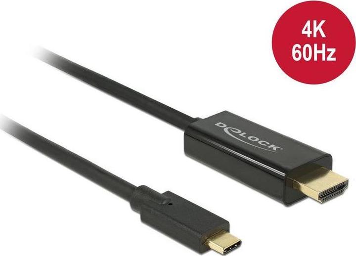 Actual product image Delock Thunderbolt 3| USB Typ C — HDMI (Typ A) (2 m, USB Type C, HDMI)