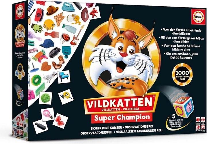 Educa Vildkatten Super Champion 1000 (Nordic) (78-19540)