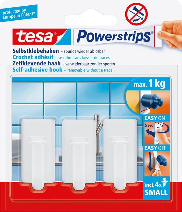 tesa Powerstrips Gancio piccolo Classic