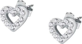 Produktbild La Petite Story Shiny earrings with zircons Hearts Silver LPS01AWV11