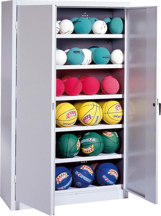Immagine prodotto C+P Armadio a sfera (HxLxP: 195x120x40 cm, con porte a battente in lamiera piena, tipo 3)