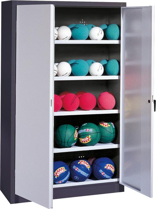 Produktbild C+P Ballschrank (HxBxT: 195x150x50 cm, mit Vollblech-Flügeltüren, Typ 3)