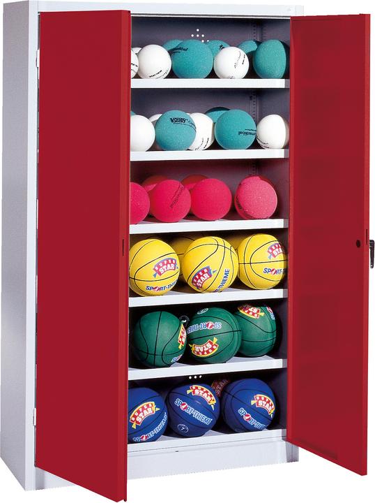 Produktbild C+P Ballschrank (HxBxT: 195x93x40 cm, mit Vollblech-Flügeltüren, Typ 3)