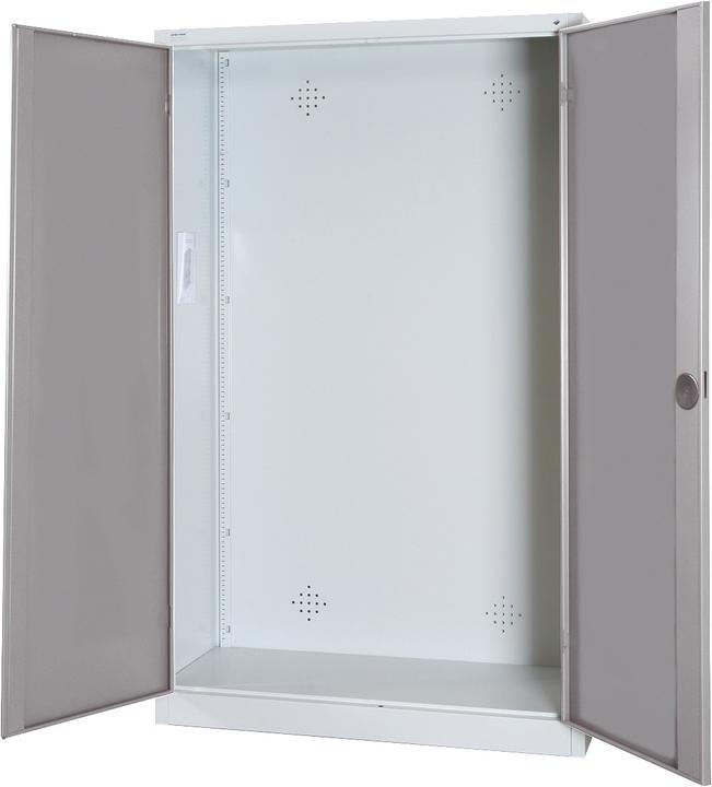 Image du produit C+P Armoire modulaire pour équipements sportifs (HxLxP : 195x120x50 cm, avec portes battantes en tôle