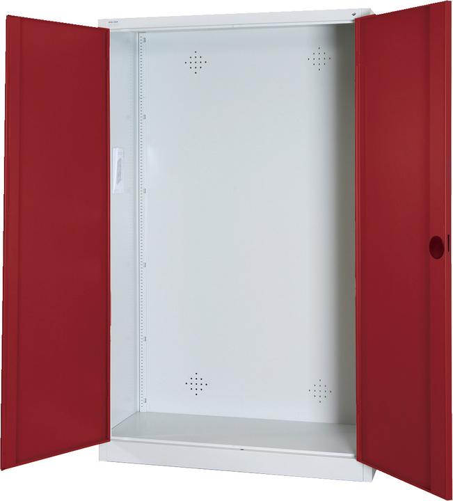 Image du produit C+P Armoire modulaire pour équipements sportifs (HxLxP : 195x120x50 cm, avec portes battantes en tôle