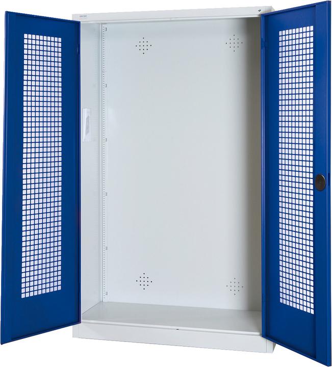 C+P Modul-Sportgeräteschrank (HxBxT: 195x120x50 cm, mit Lochblech-Flügeltüren)