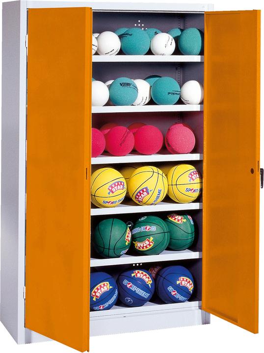 Produktbild C+P Ballschrank (HxBxT: 195x93x50 cm, mit Vollblech-Flügeltüren, Typ 3)