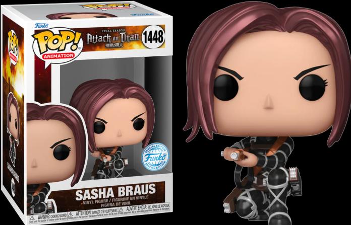 Image du produit Funko POP! L'Attaque des Titans (Saison 4) Sasha Braus Métallique Exclusive