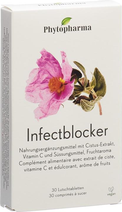 Image du produit Phytopharma Infectblocker cpr sucer (30 pièce(s), Cachets, 41 g)