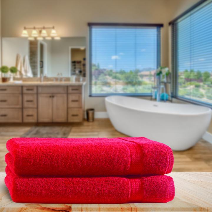 Actual product image Casativo Set of 2 shower towels, 70 x 140 cm, 100% luxurious cotton (70 x 140 cm)
