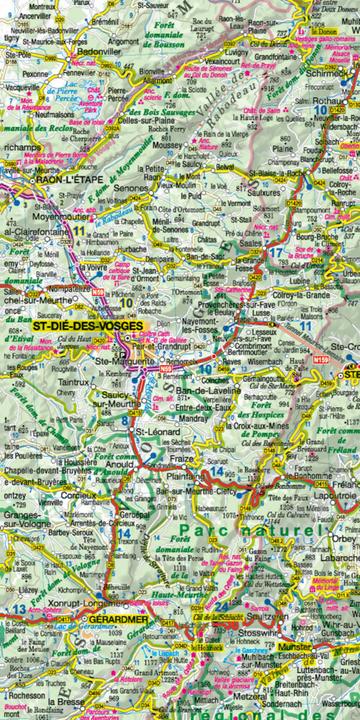 Produktbild MoTourMaps Elsass & Lothringen