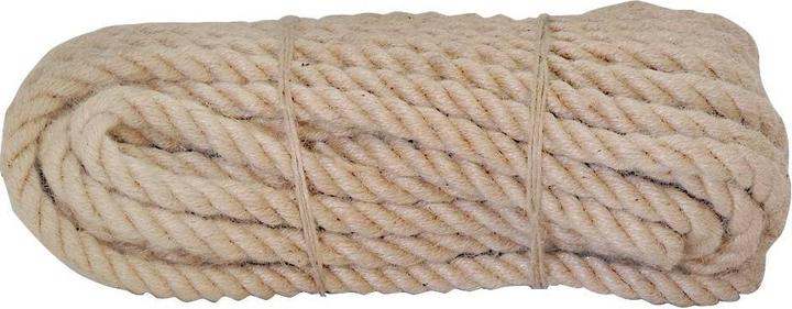 Produktbild Linotech Juteseil tauwerk Jute Jutegedrehtes Seil Natürliche Segel Hersteller Dekorativ Langlebig 3-schäftig (18 cm, 40 cm)