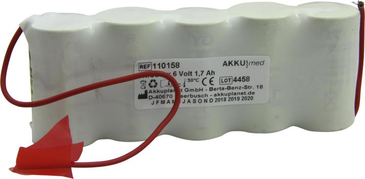 Immagine prodotto XCell Inserto batteria NC adatto al defibrillatore Mela Melacard Pulsback (nota) (1 pz., 1700 mAh)